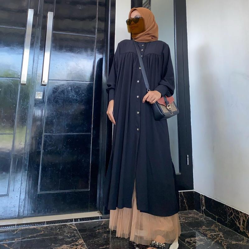AIRFLOW Long Tunik Oversize Tunik Jumbo Premium by Malissa Vine Casual 8