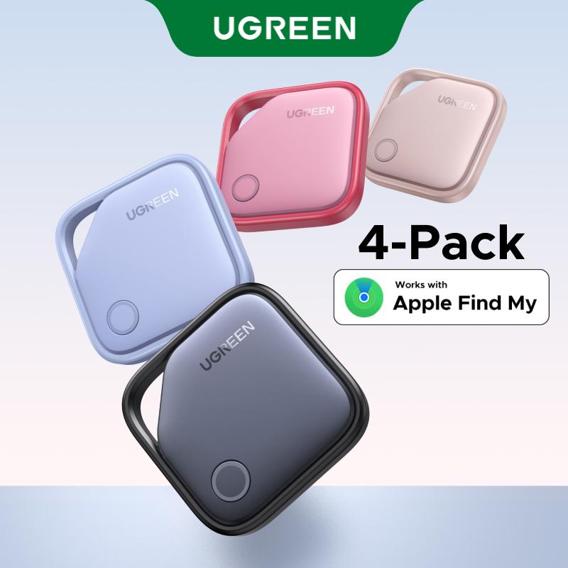 Liên kết SmartTag, UGREEN, với máy theo dõi Bluetooth Find My của Apple, AirTag, cho chìa khóa, tai nghe nhét tai, hành lý, người tìm kiếm điện thoại MFi, tương thích với IOS Model: 45297