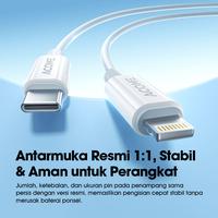 Gambar 【BISA COD】Acome Kabel Data Type C to Lightning PD 27W Fast Charging 3A For iPhone 2 Meter AOR-CC/CL200 Garansi 12 Bulan Panjang Cable - AOR-CL 27W (C TO L) 2M dari Acome Indonesia Kab. Tangerang 3 Tokopedia