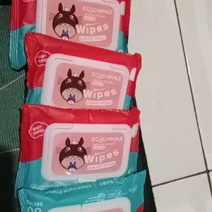 5 Pcs Tisu Basah / Tissue Basah / Wet Wipes Untuk Membersihkan Mata Dan Telinga Kucing, Kelinci dan Anjing Non Alkohol Non Pewangi Aman