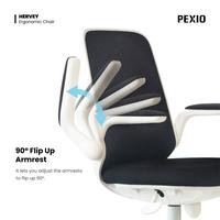 Gambar Pexio Hervey Kursi Kantor Ergonomis - Hitam dari Pexio Ergonomic Kota Administrasi Jakarta Barat 4 Tokopedia