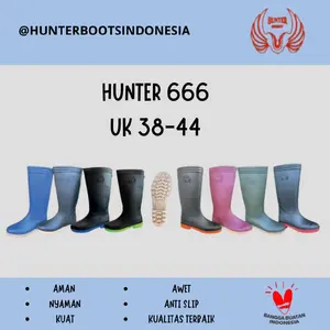SEPATU BOOTS HUNTER 666 (UK 38-44) AMAN, NYAMAN, KUAT, AWET, ANTI SELIP, KUALITAS TERBAIK