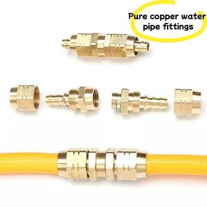 Agricultural spraying pipe pressure free joint Spraying machine high pressure pipe burst pipe repair quick joint pure copper water pipe joint fast