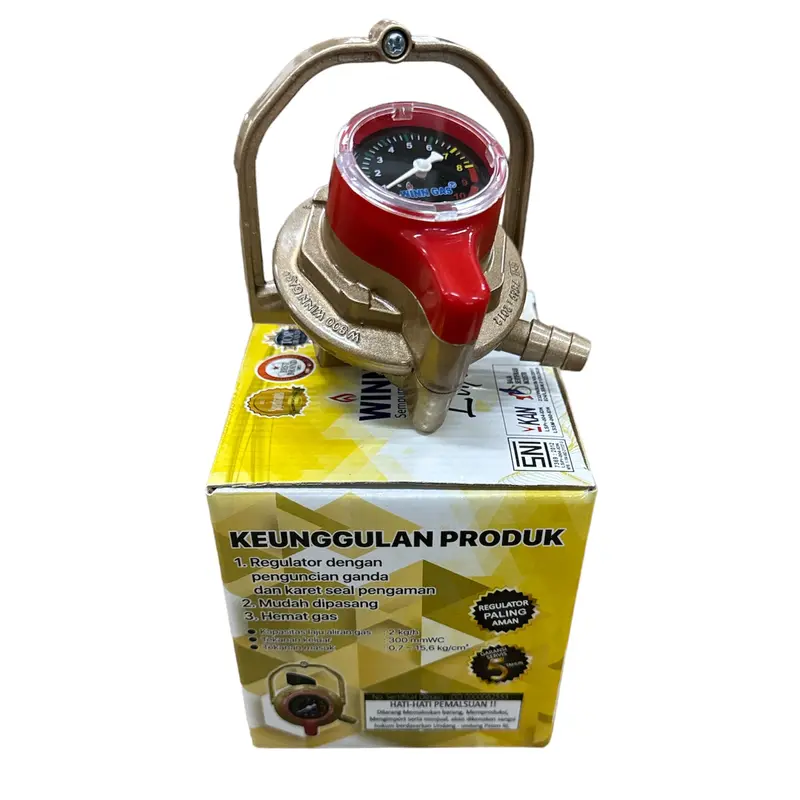 REGULATOR WINN GAS W 800 M GOLD LUXUXRY DOUBLE LOCK / PENGUNCI GANDA SUPERIOR BESI [BISA COD] 4