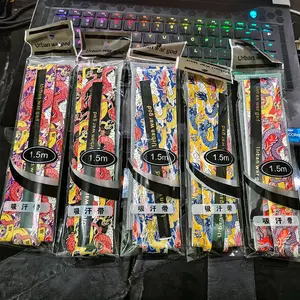 Grip Karet Raket Tenis Grip Raket Badminton Grip Tenis Grip Badmonton Motif Naga  1,5 meter x 2,5cm