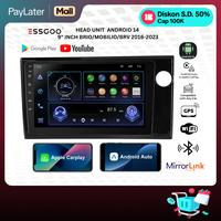 Gambar ESSGOO Head Unit  Untuk Honda Brio Mobilio Brv 2016-2023 9 Inch 4G+64G Android 13 Car Termasuk Frame PNP - 9"4+64+Frame+PNP, +Carplay dari ESSGOO Kota Administrasi Jakarta Barat 1 Tokopedia