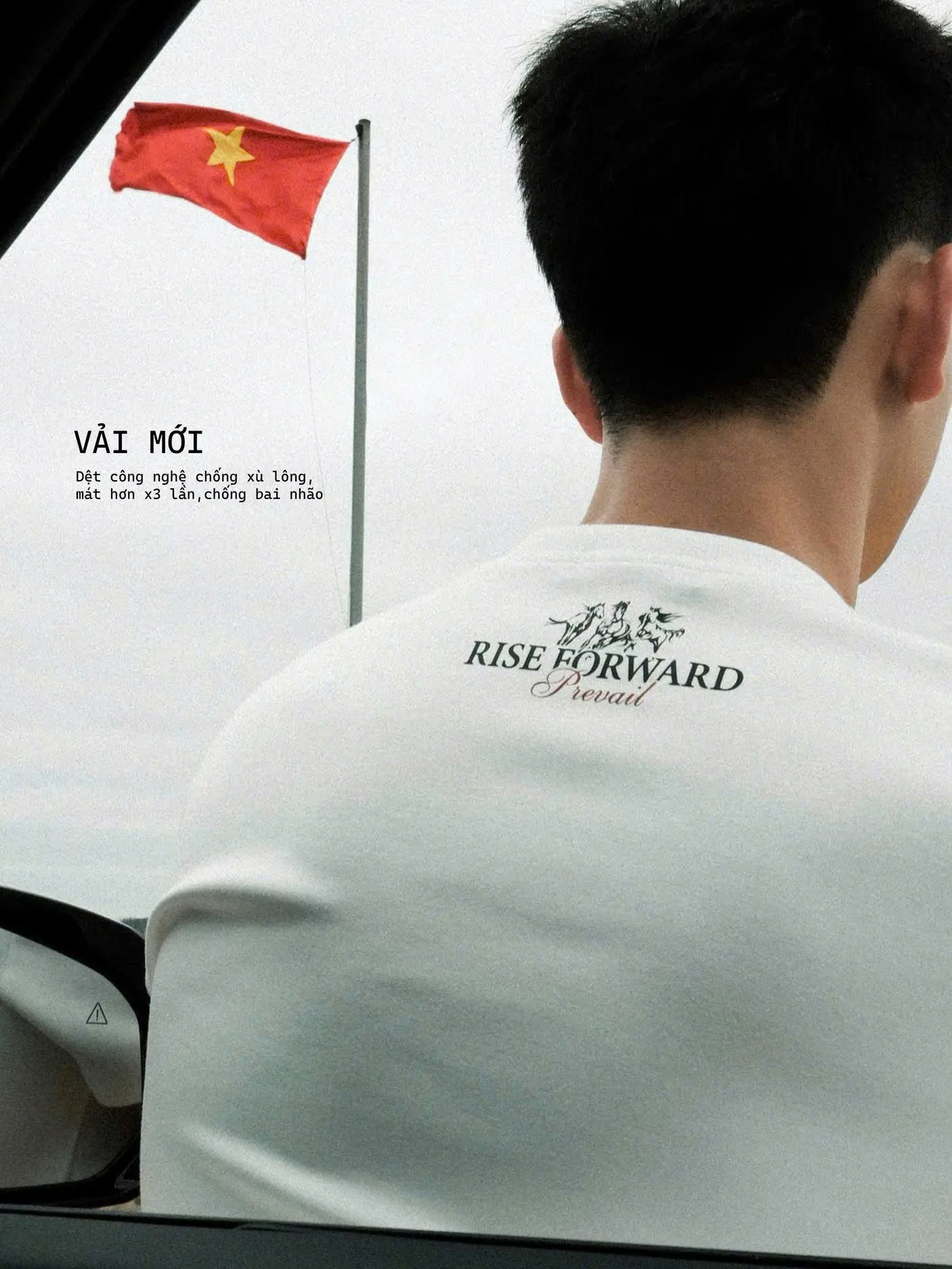 [WINWARD] Áo Thun Cleanfit Winward Rise Forward Form Ôm Vai Bắp Tay Woman Wan Vải Mát Chống Nhăn Nam Nữ Basic