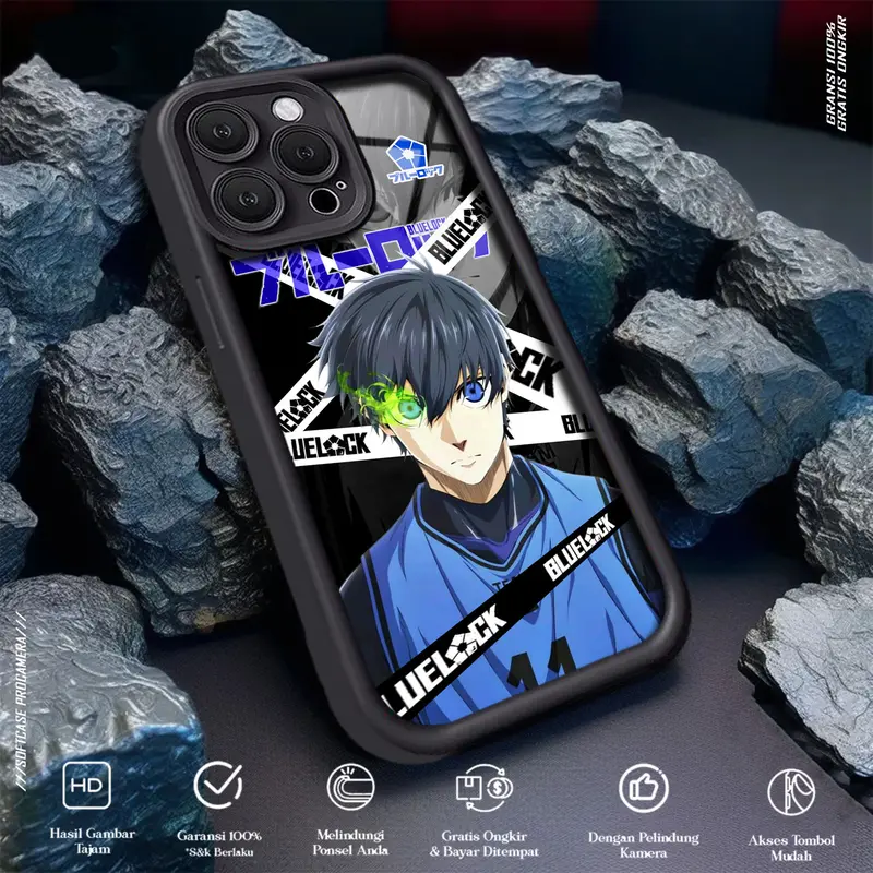 CASE ANIME BLUE LOOK FOR ALL TYPE CASE HP GLOSSY HARDCASE SOFTCASE HAPE VICTORY CASE 2