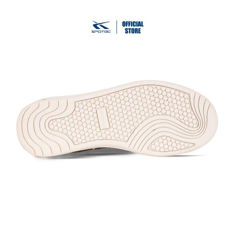 Spotec Sneakers Tetra Sepatu Sneakers Pria Wanita - Coklat Tua Putih 5