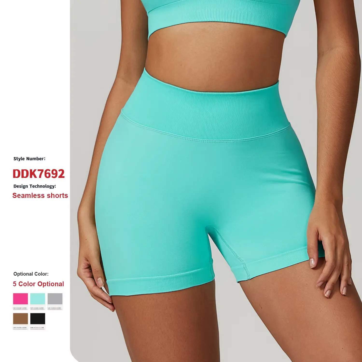 Seamless High Waist Gym Fitness Workout Pants Quick Drying Breathable Scrunch Butt Lifting Running Sport  biker  shorts For Women sport  shorts