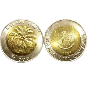 Seri Koin Kuno Kelapa Sawit Asli Koleksi Antik