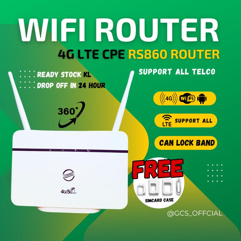 Ready Stock RS860+ WiFi Router Lock Band Home Modem semi modem - TikTok ...
