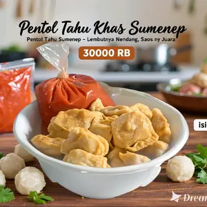 {COD} PENTOL TAHU KHAS SUMENEP MADURA ISI 55 BIJI + SAOS SUPER ENDUL