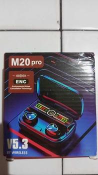 Product Review of 2024   NEW TWS M20pro Headset Bluetooth  Earphone Powerbank 3800mAh Full Bass 10D HiFi Stereo Wireless Bluetooth 5.3 Earphone  LED Display 12Bulan Garansi Headphone Ponsel from p**5 0