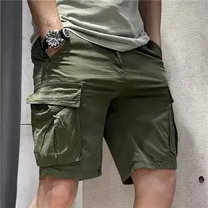Genz short pants rider celana pendek cargo pria wanita/ celana cargo pendek pria pinggang karet