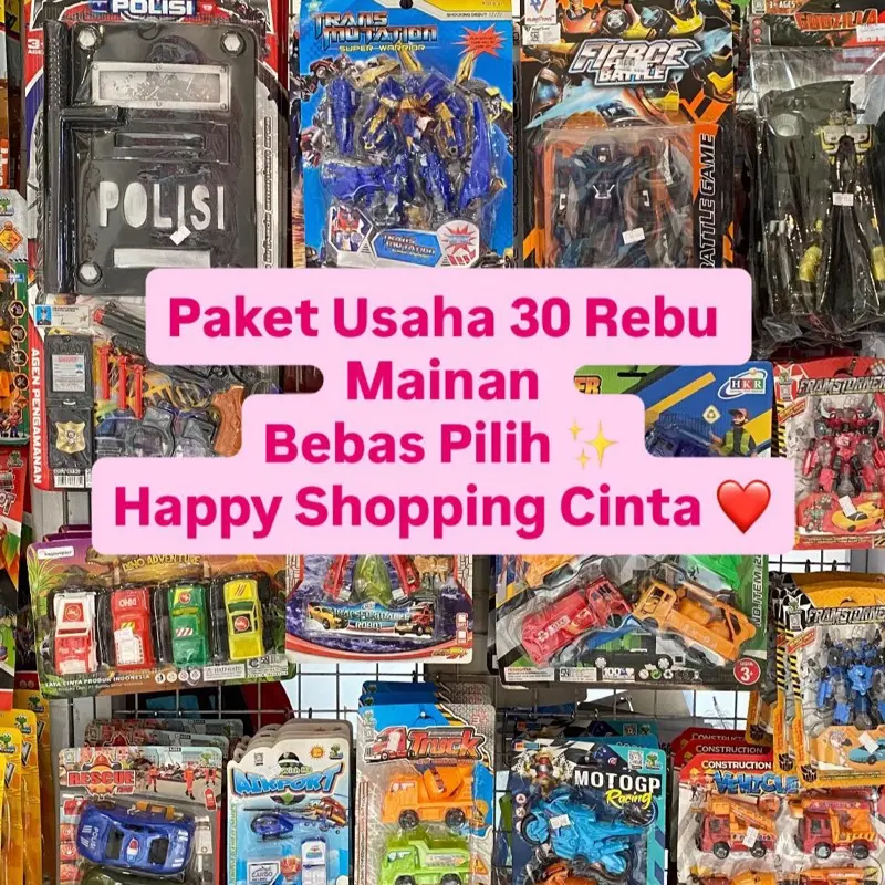 PAKET USAHA MAINAN 30 REBU ( BEBAS PILIH )