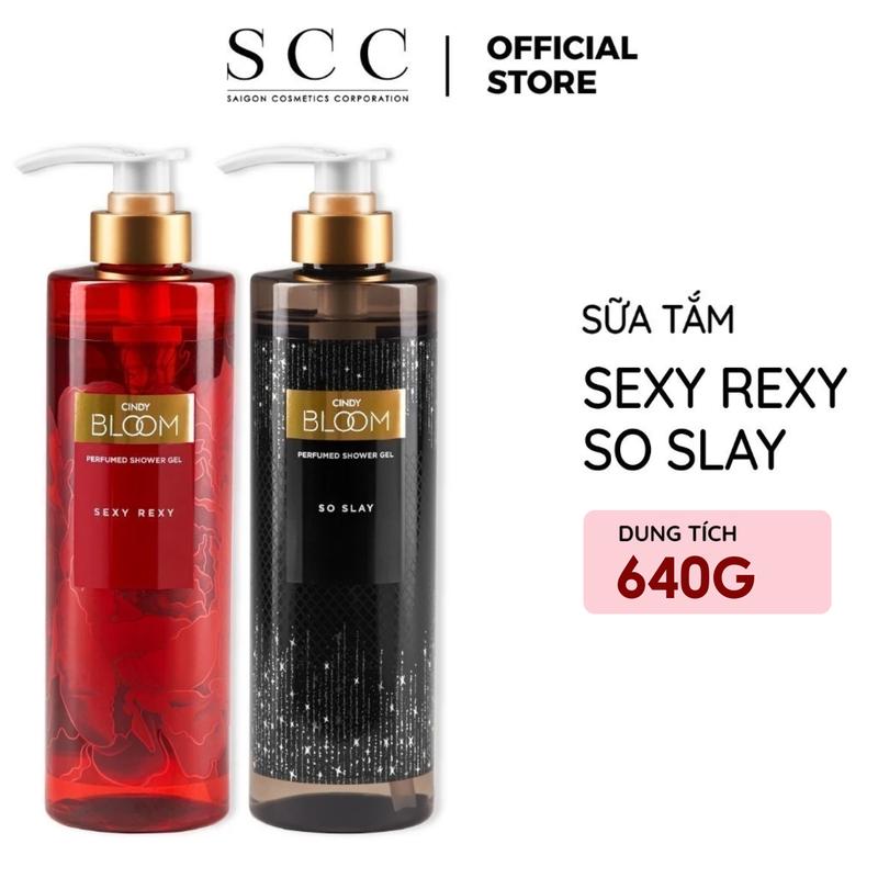 Livestream KOL Sữa Tắm Nước Hoa CINDY BLOOM Sexy Rexy và So Slay Hương Cuốn Hút Quyến Rũ Giảm Thâm Sạm Và Làm Đều Màu Da 640g Suatamnuochoa Suatamhuongnuochoa