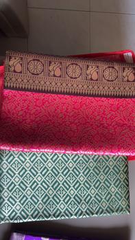 Product Review of SA035 Kanjivaram Silk Lehanga (UNSTICH MATERIAL) from @**y 0