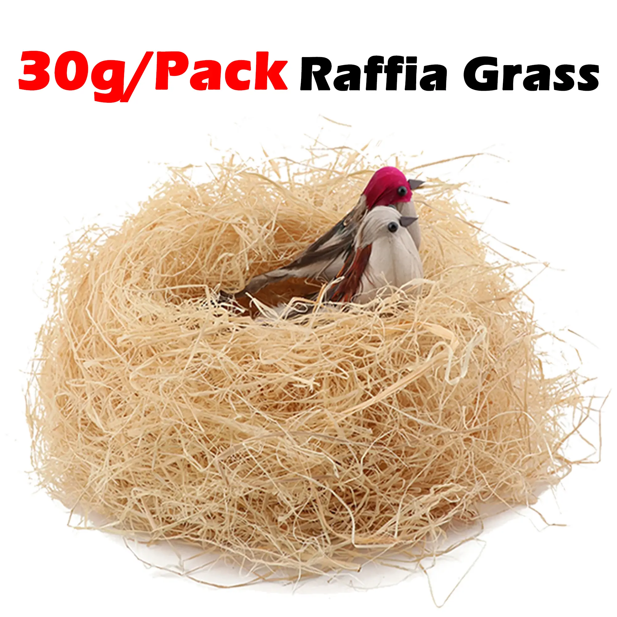 Bird nesting material Raffia Grass Bird nest fillers for love birds canaries accessories