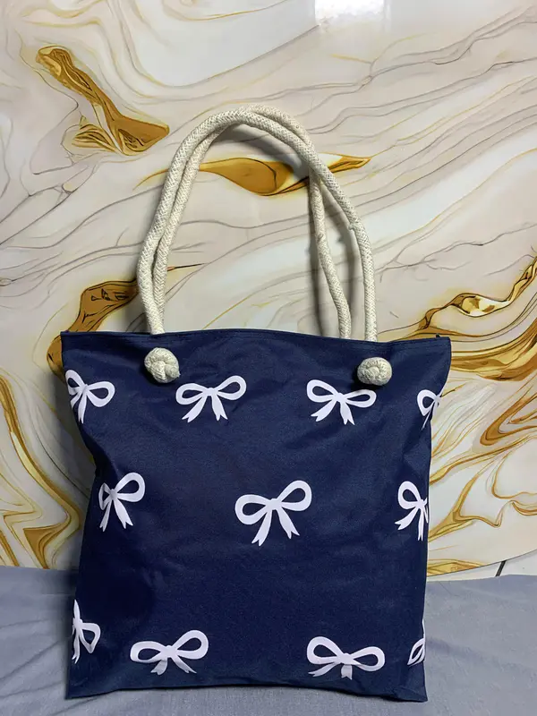 Tas Tote Multifungsi Terbaru dengan Tali Sumbu untuk Wanita - Totebag 2