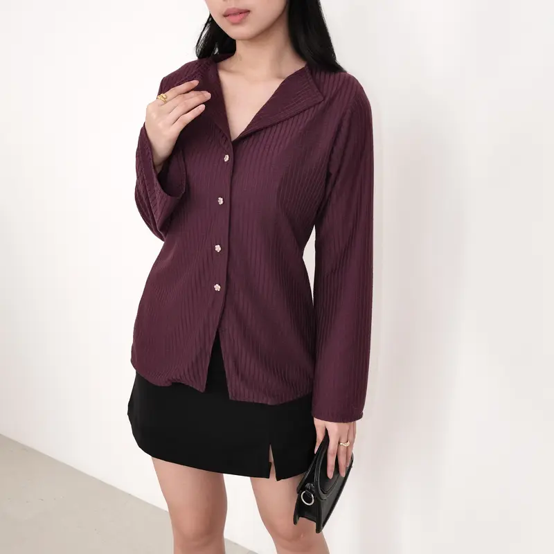 Caerys - Lexy Top - Atasan Wanita - Long Sleeves Panjang fit Basic 4