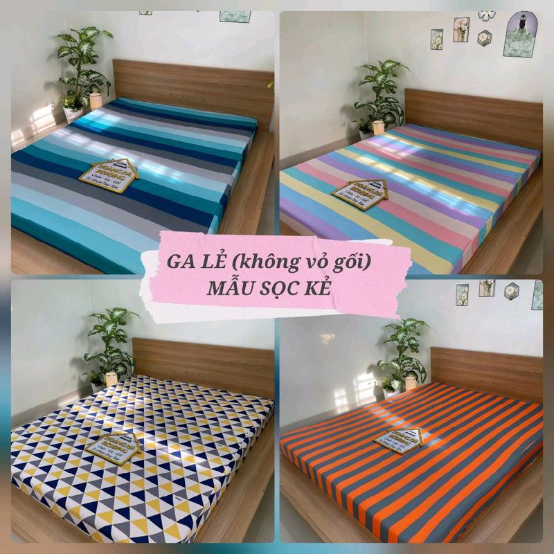 GA LẺ mẫu SỌC KẺ (không vỏ gối ) chất thun lạnh Hàn Quốc 3D mềm mại, không xù lông galedusize