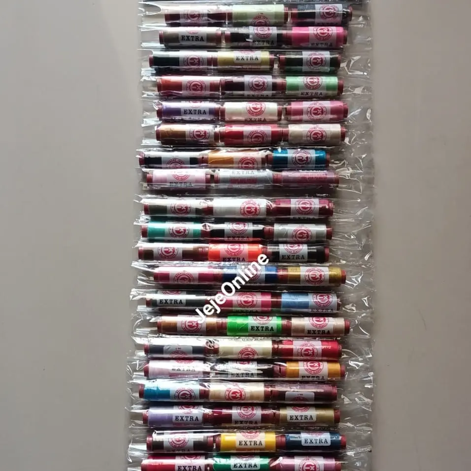 BENANG JAHIT EXTRA / BENANG JAHIT BAJU 160YAR  RENTENG 72PC