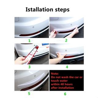 Product Introduction of Bumper Guard Carbon Pelindung Bemper Mobil Set 2 pcs Strip perlindungan anti-kolasi bumper depan dan belakang/stiker perlindungan dekorasi tubuhPelindung Bemper Mobil Car Bumper Guard Universal 24