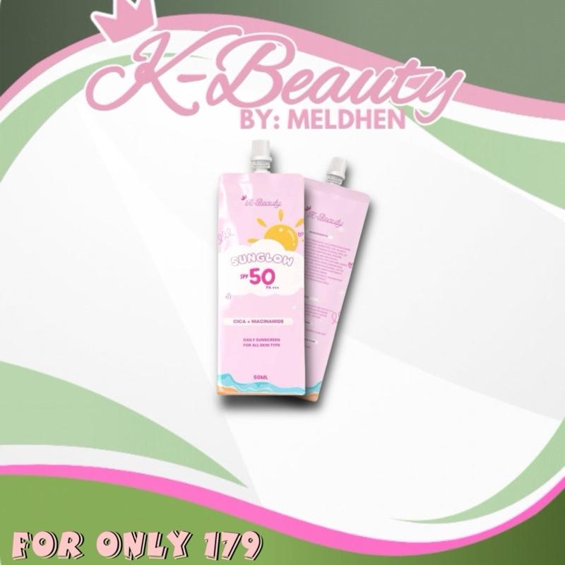 K-Beauty by Meldhen Sunglow Sunscreen SPF 50 - TikTok Shop Philippines
