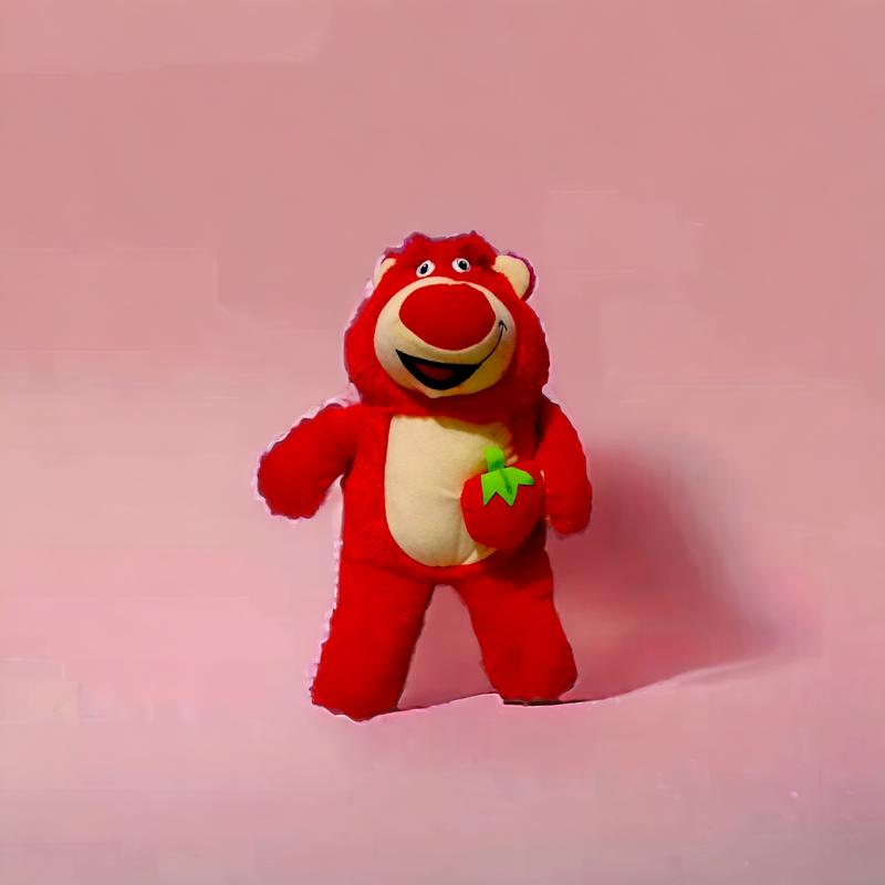 Boneka Teddy Bear Lotso Strawberry Lucu Mainan Kado Ulang Tahun Ukuran L Toys Dolls Plastik 5