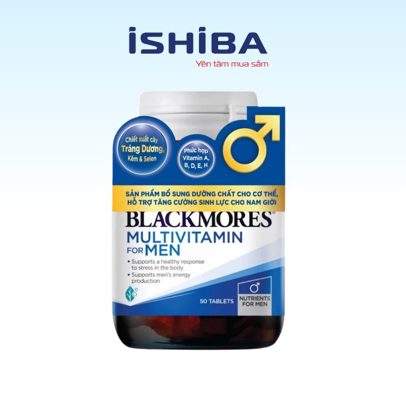 Blackmores Multivitamin For Men - Bổ sung Vitamin cho Nam Giới 50 Viên Chính Hãng