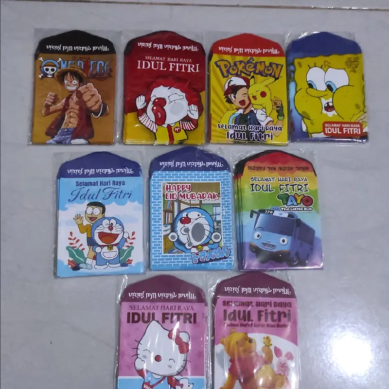 Amplop Lebaran Uk Medium Lipat 2 isi 24 lembar 1