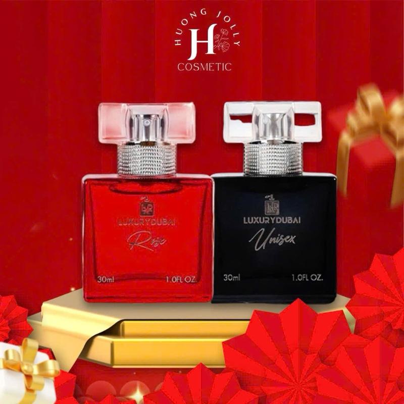 Nước Hoa LUXURY DUBAI ROSE và UNISEX Chai 30ml Dành Cho Nam và Nữ