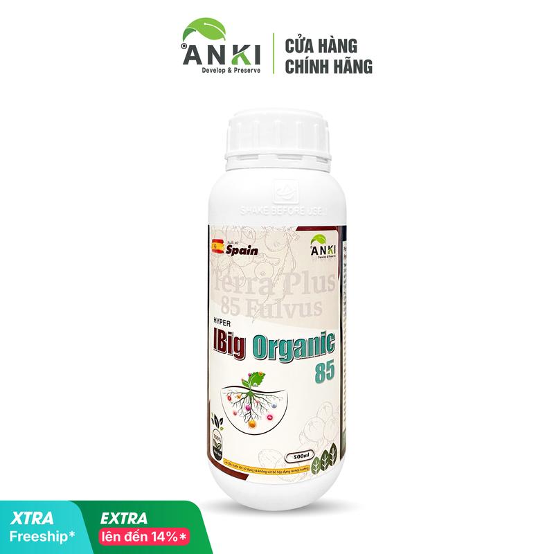 Chai phân bón hữu cơ cao “IBig Organic 85” 500ml nhập Châu Âu