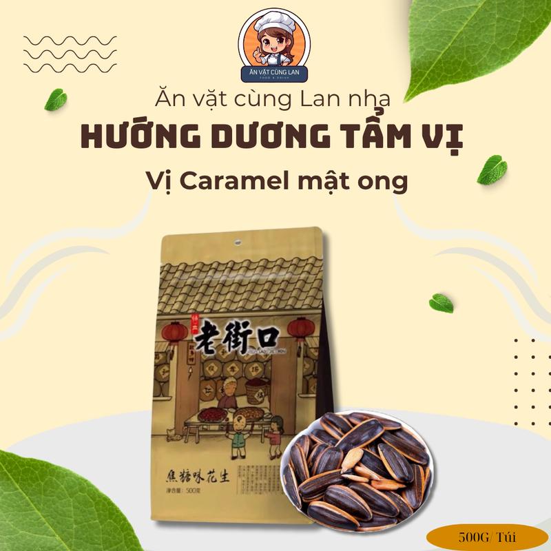 Hướng Dương Tẩm Vị Caramel Mật Ong [500gr] -Hướng Dương Giòn Béo Ngậy Thơm Hòa Quyện Gia Vị Đặc Biệt