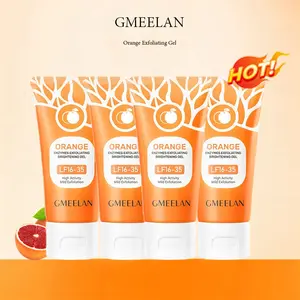 GMEE-LAN 3PCS Orange Exfoliating Gel Facial Glowing Blackhead Cleaner Body Exfoliating 50g Scrub Pembersih Wajah BPOM - Cleaning