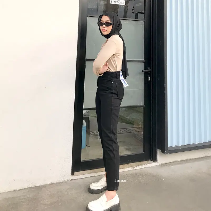 JINISO - Highwaist Boyfriend Jeans 023 FEEL GOOD 7