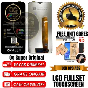 Lcd Touchscreen Opo A5s Fullset Original / Lcd opo A5s / Og super Original + free Antigores