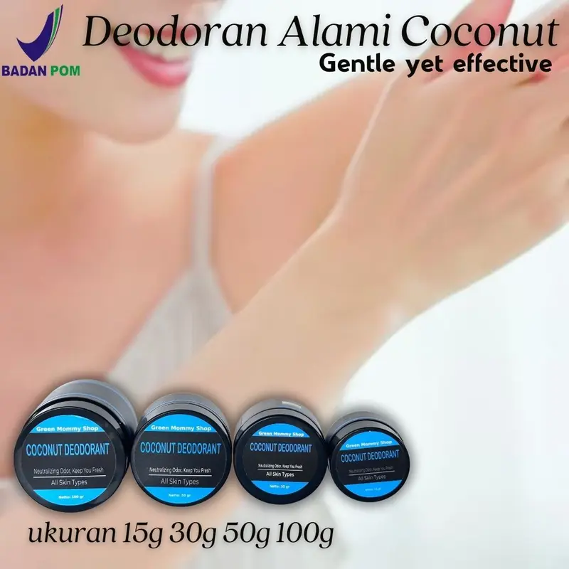 Deodoran Alami - Coconut Deodorant - Deo Natural - Membantu Mengurangi Bau Badan 1