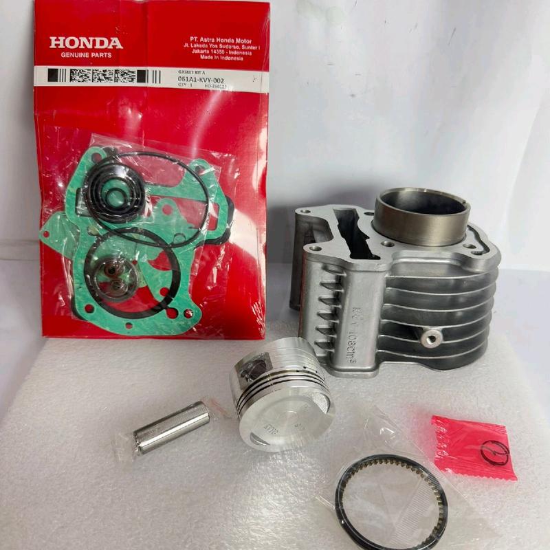 Blok Seher Cylider + Topset (KVY)  Buat Motor Beat Karbu, Spacy Karbu, dan Scoopy Karbu 1