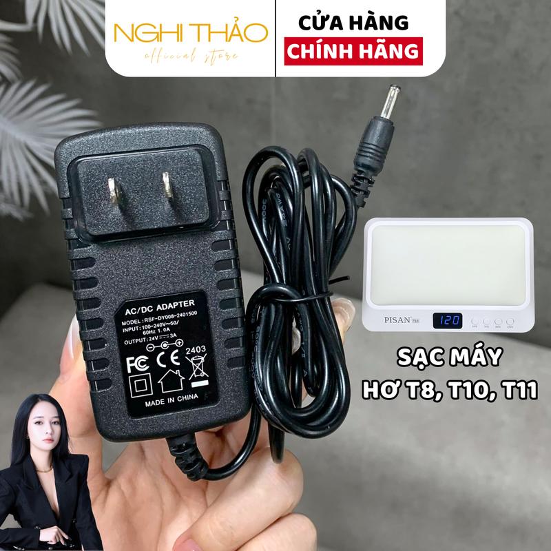 Dây sạc máy hơ gel T8 SNRQI, T10 và T11 PISAN chính hãng
