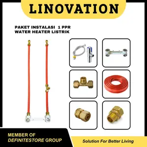Instalasi Water Heater Listrik Gas Perlengkapan Aksesoris Water Heater Instalasi Luar atau Dalam Tembok Cocok Untuk Semua Merk Water Heater Pemanas Air 1 PPR Pipa