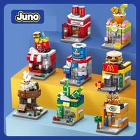Gambar JUNO Mainan Bricks Blok DIY Seri Toko Burger Cafe Fast Food Mainan Edukasi Mainan Bricks 3D Puzzle bongkar - Coca-Cola dari Juno Toys_NEW Kota Surabaya 1 Tokopedia