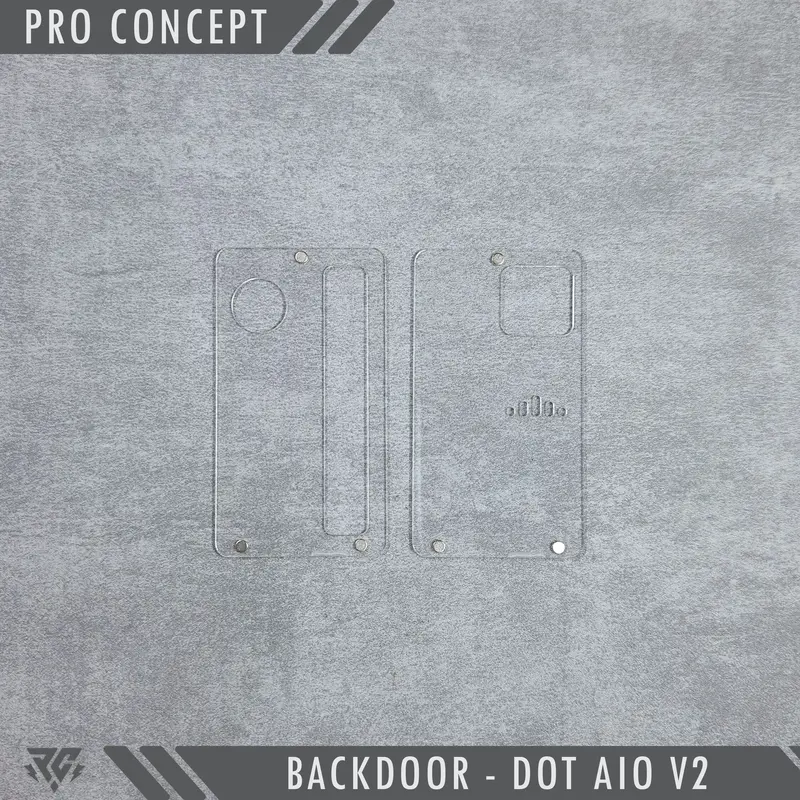 PRO CONCEPT BACKCOVER/DOOR AKRILIK MAGNET CLEAR - ( D~A ) 4