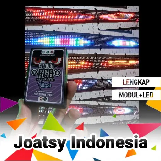 Strobo Kaca Mobil Gerak Mata WS2811 Semua Ukuran Satu Set Modul Text Wifi W6 1