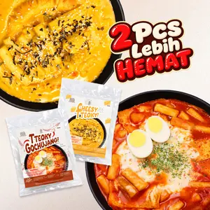 [BUNDLING 2] MIX 2 VARIAN TTEOKY CHESSY + TTEOKY GOCHUJANG topokki instant halal zonanyam