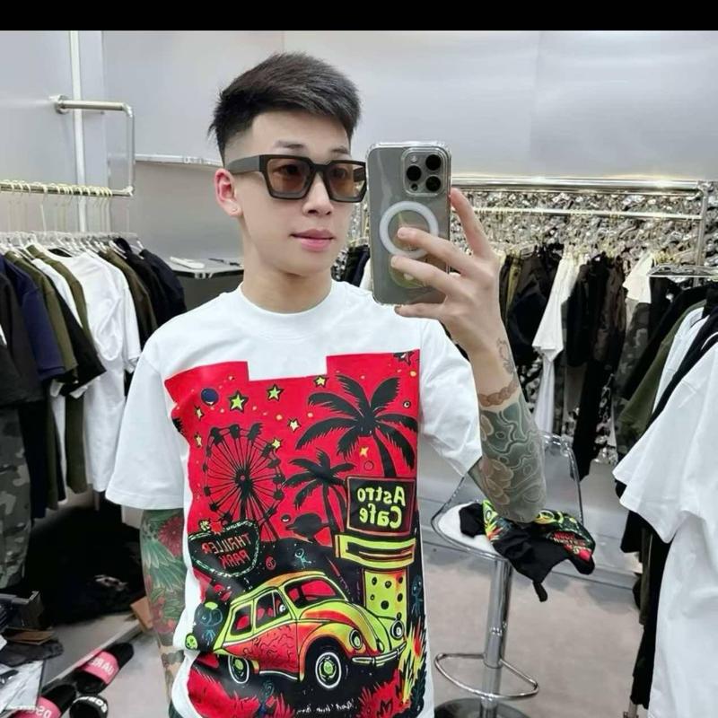 Áo Thun In Du Quay Cho Nam Nữ,Áo Boy Phố hè 2025