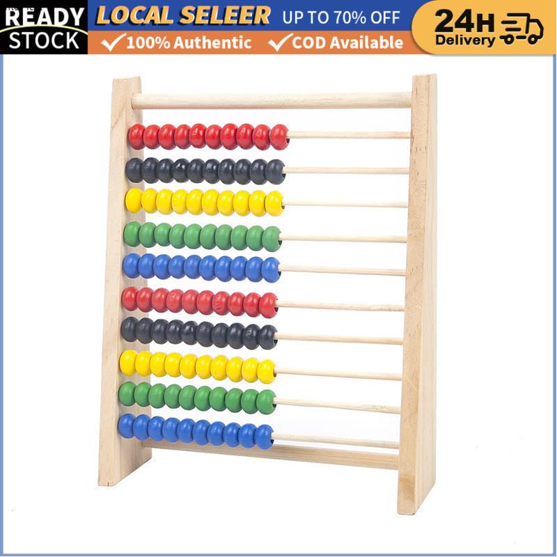 Large Math Rack 1PC Wooden Math Abacus rack Kids Intelligence Development Early ...