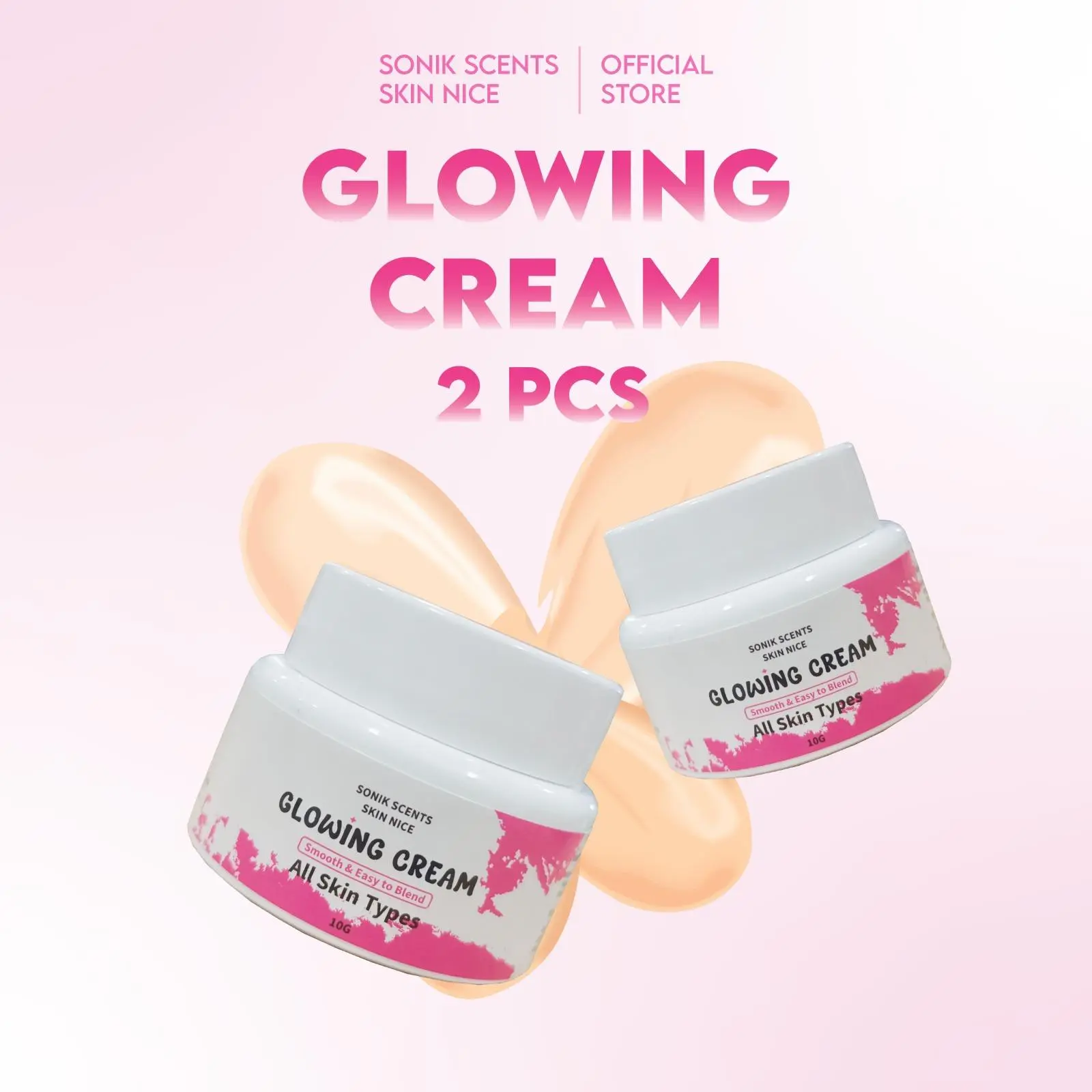 Glowing Cream 2 Pcs