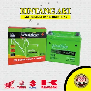 Aki ALKALINE GTZ7S SUPER Accu Kering Motor Yamaha Nmax Aerox 155 Lexi Fino Grande Freego S XT 225 WR 250 F TTR 150 Fazzio Motorcycle Sepeda Motorcycle Sepeda
